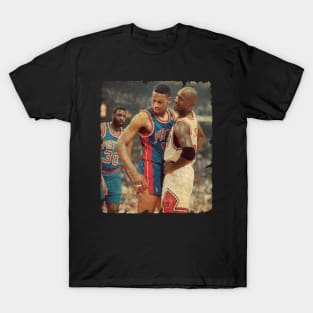 Dennis Rodman vs Michael Jordan T-Shirt